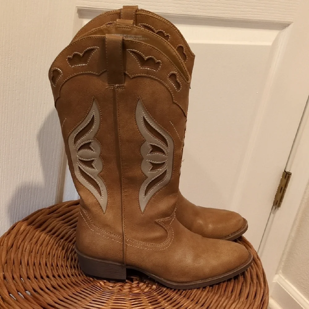 Madden NYC Brown Western Festival Cowboy Boot Womens 7 - Picture 1 of 9